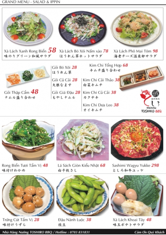 TOSHIRO BBQ | Thiết kế web F&B 0909.842.993